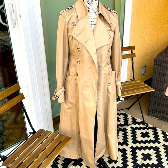 EUC Fox Run Military Grade Full Length Trench with Removable Liner + Belt - Picture 1 of 7